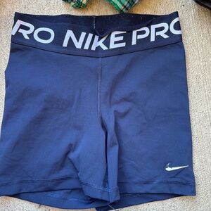 Nike Pro Dri-FIT Navy Shorts